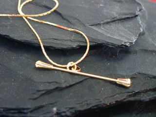 Baton Necklace (Gold Or Silver)